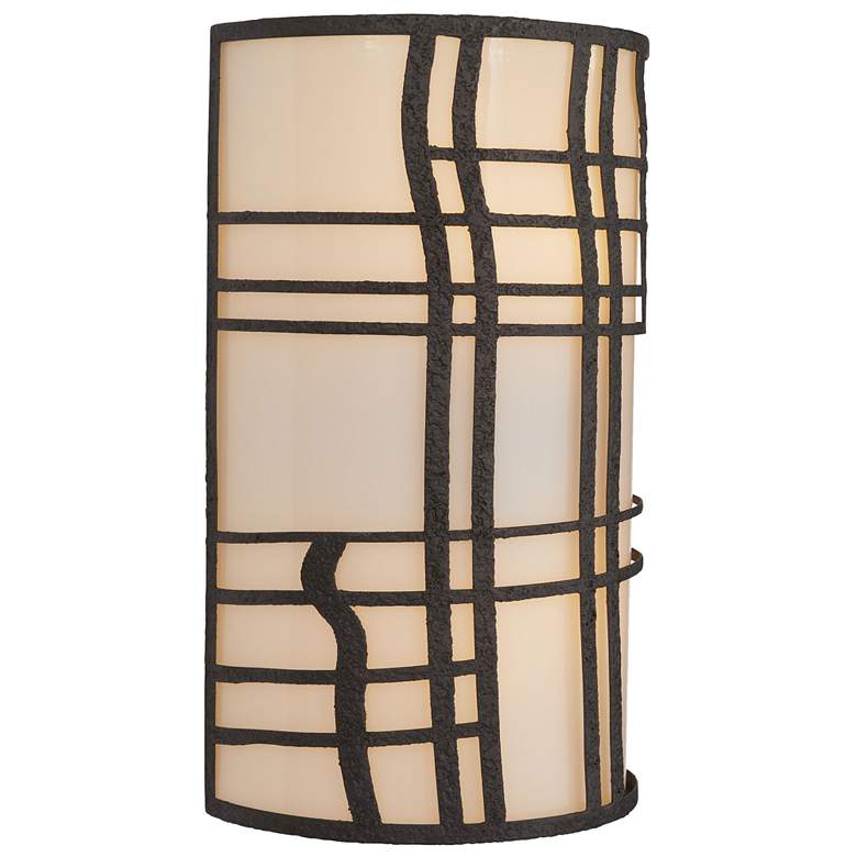 Image 1 Arteriors Elmwood Outdoor Sconce Aged Iron