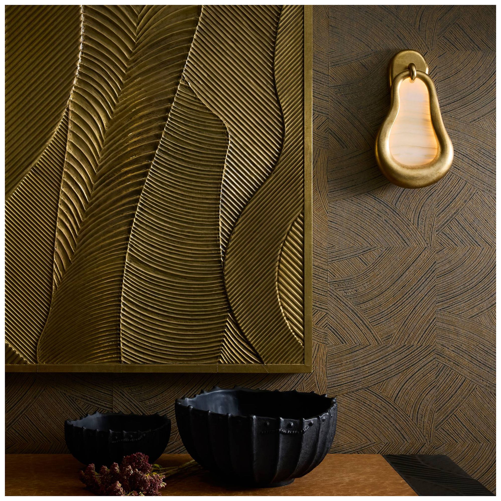 Arteriors Elsa Wall Sconce 18" Left White