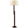 Arteriors Elvis Floor Lamp Dark Walnut/Antique Brass