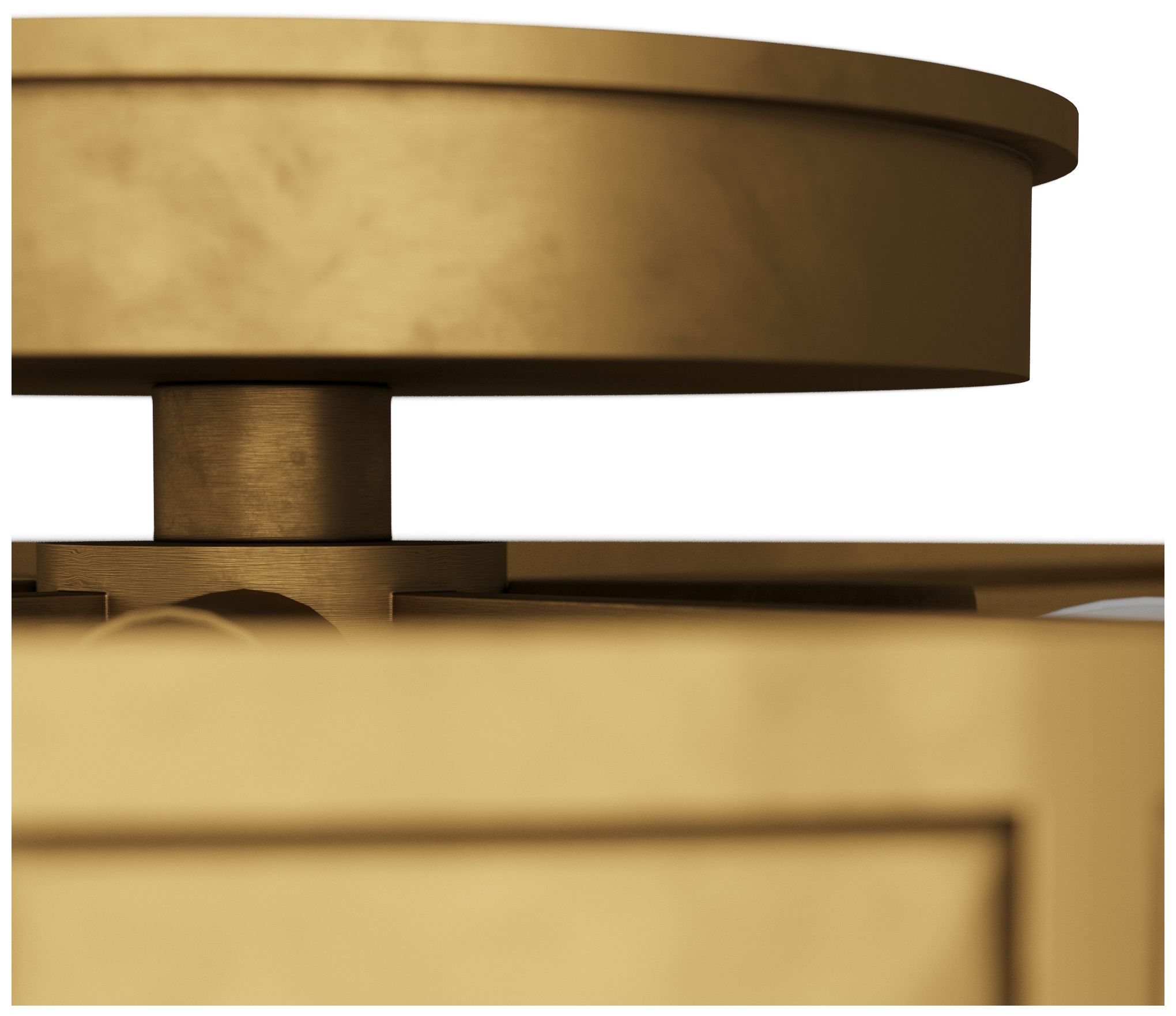 Image 4 Arteriors Empire Flush Mount Antique Brass more views