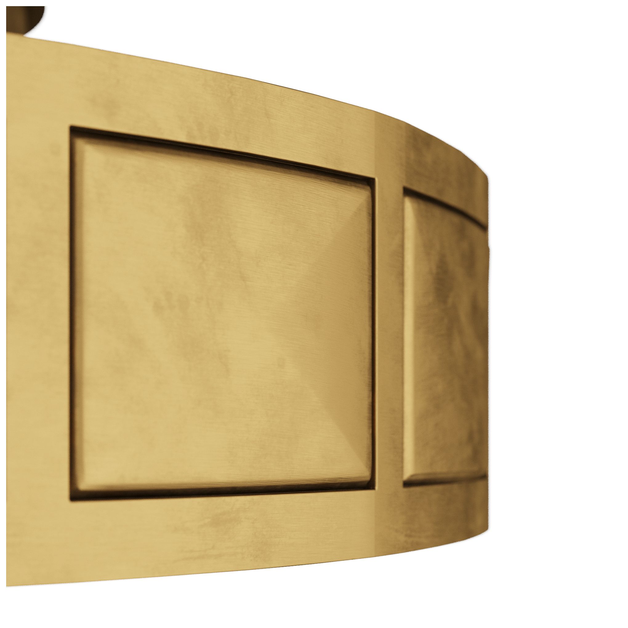 Image 5 Arteriors Empire Flush Mount Antique Brass more views