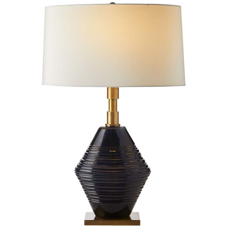 Image 1 Arteriors Estrada Table Lamp Navy Antique Brass