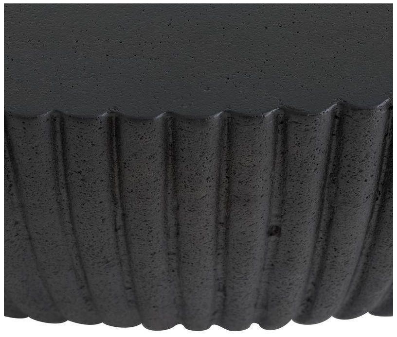 Image 3 Arteriors Etta Outdoor Coffee Table Black Concrete Composite more views