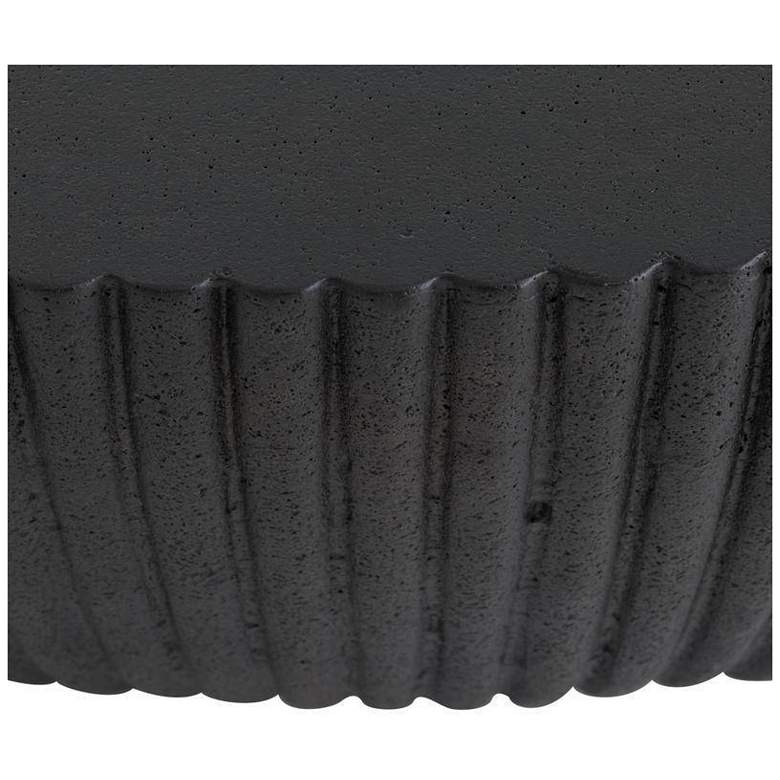 Image 3 Arteriors Etta Outdoor Coffee Table Black Concrete Composite more views
