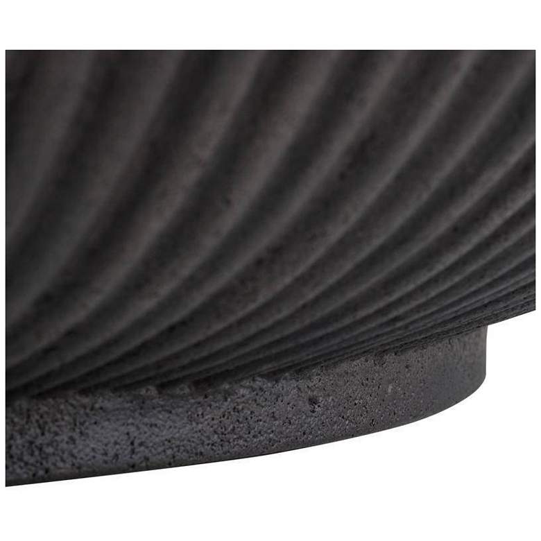 Image 4 Arteriors Etta Outdoor Coffee Table Black Concrete Composite more views