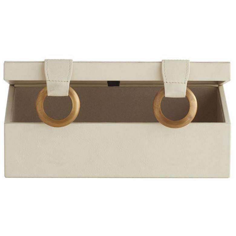 Image 3 Arteriors Facci Box Ivory more views