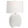 Arteriors Fairbanks Ceramic Lamp White