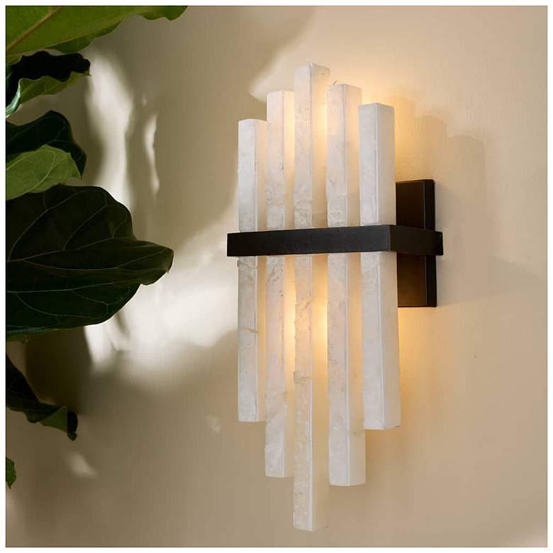 Image 1 Arteriors  Fairfax Sconce 18" White