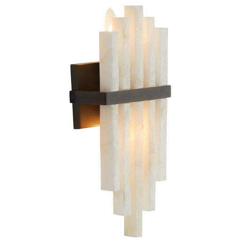 Image 3 Arteriors  Fairfax Sconce 18" White more views