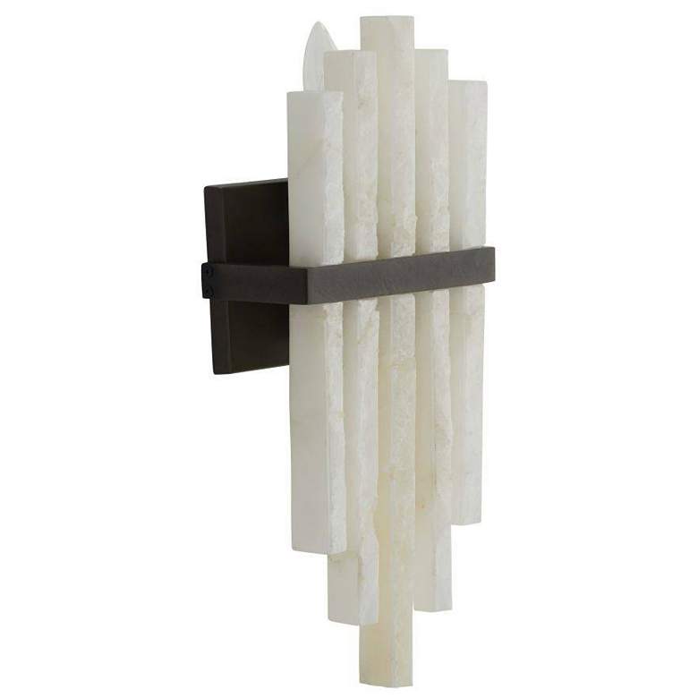 Image 4 Arteriors  Fairfax Sconce 18" White more views