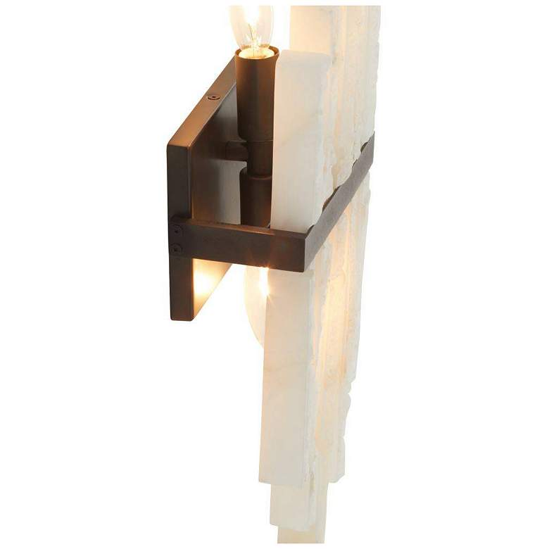 Image 5 Arteriors  Fairfax Sconce 18" White more views