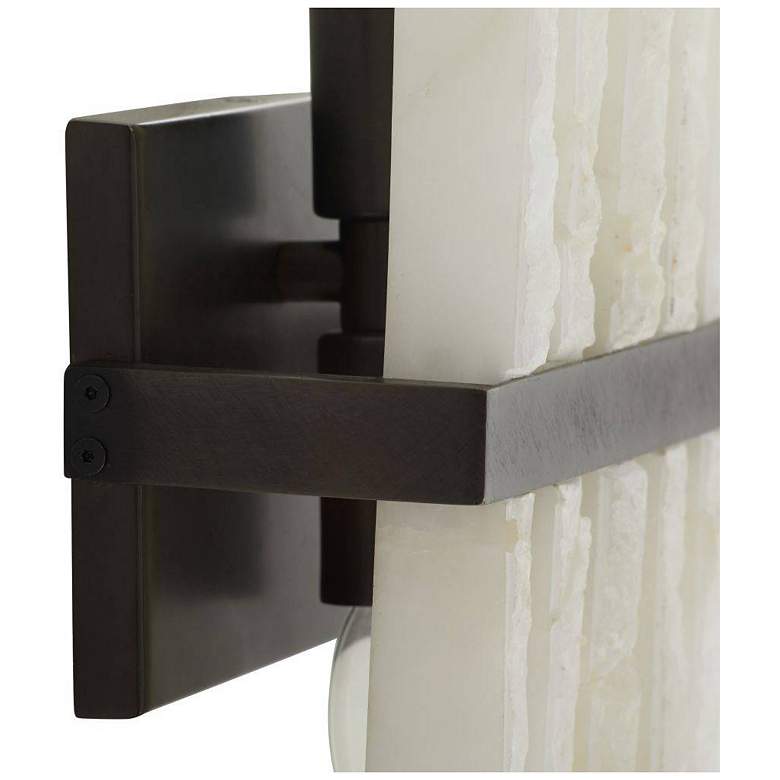 Image 6 Arteriors  Fairfax Sconce 18" White more views