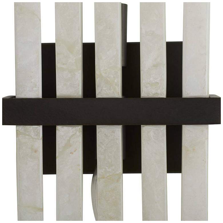 Image 7 Arteriors  Fairfax Sconce 18" White more views