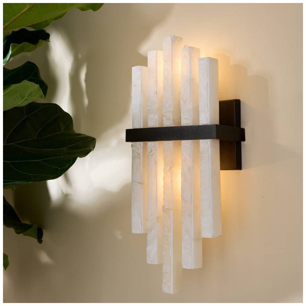 Arteriors  Fairfax Sconce 18" White