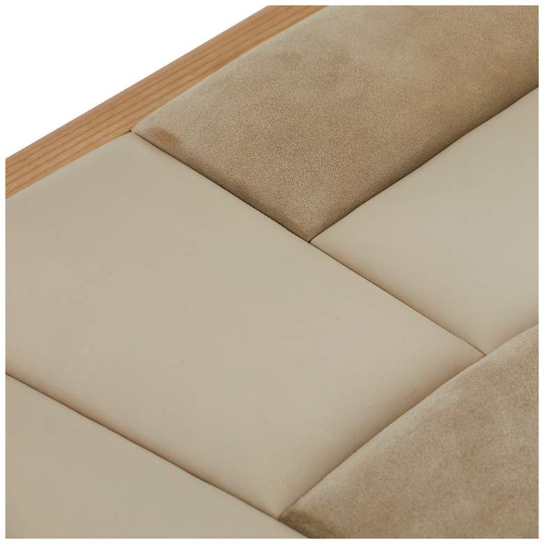 Image 5 Arteriors Fairfield Bench Greige Leather more views