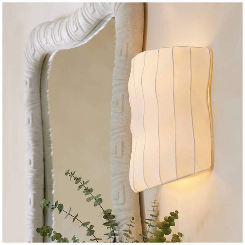 Image 7 Arteriors  Famoso Sconce 14" Ivory more views