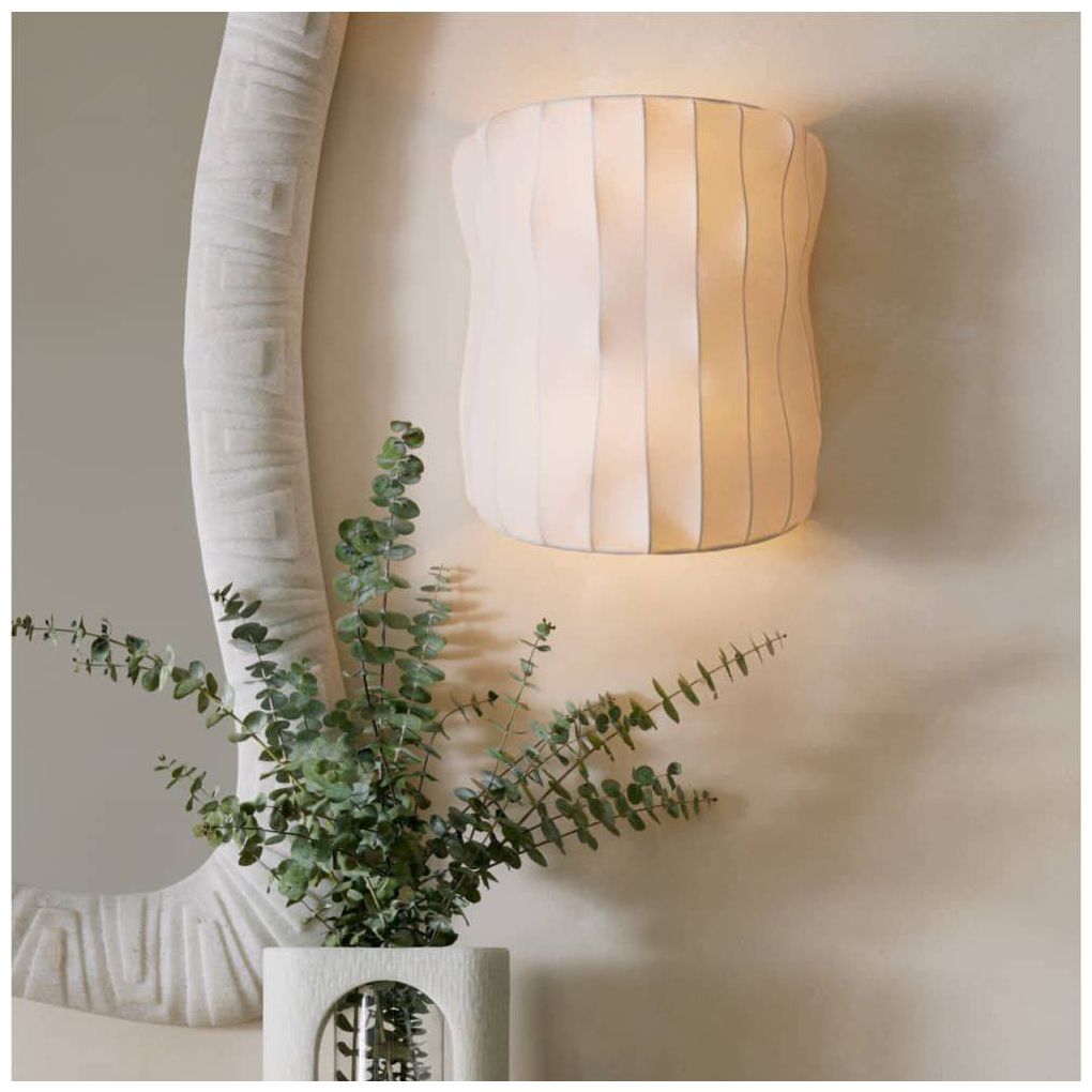 Arteriors  Famoso Sconce 14" Ivory