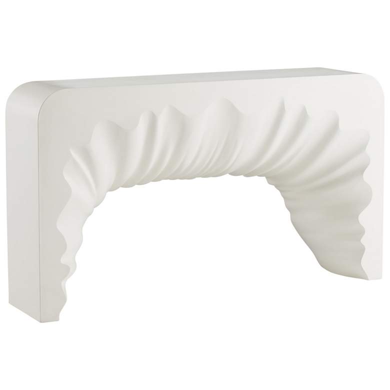 Image 2 Arteriors Farely Outdoor Console Ivory