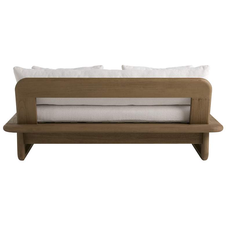 Image 5 Arteriors Fargo Outdoor Settee Shale Outdoor Texture more views