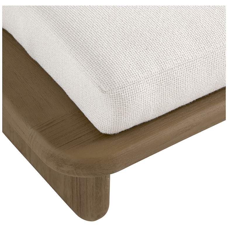 Image 7 Arteriors Fargo Outdoor Settee Shale Outdoor Texture more views