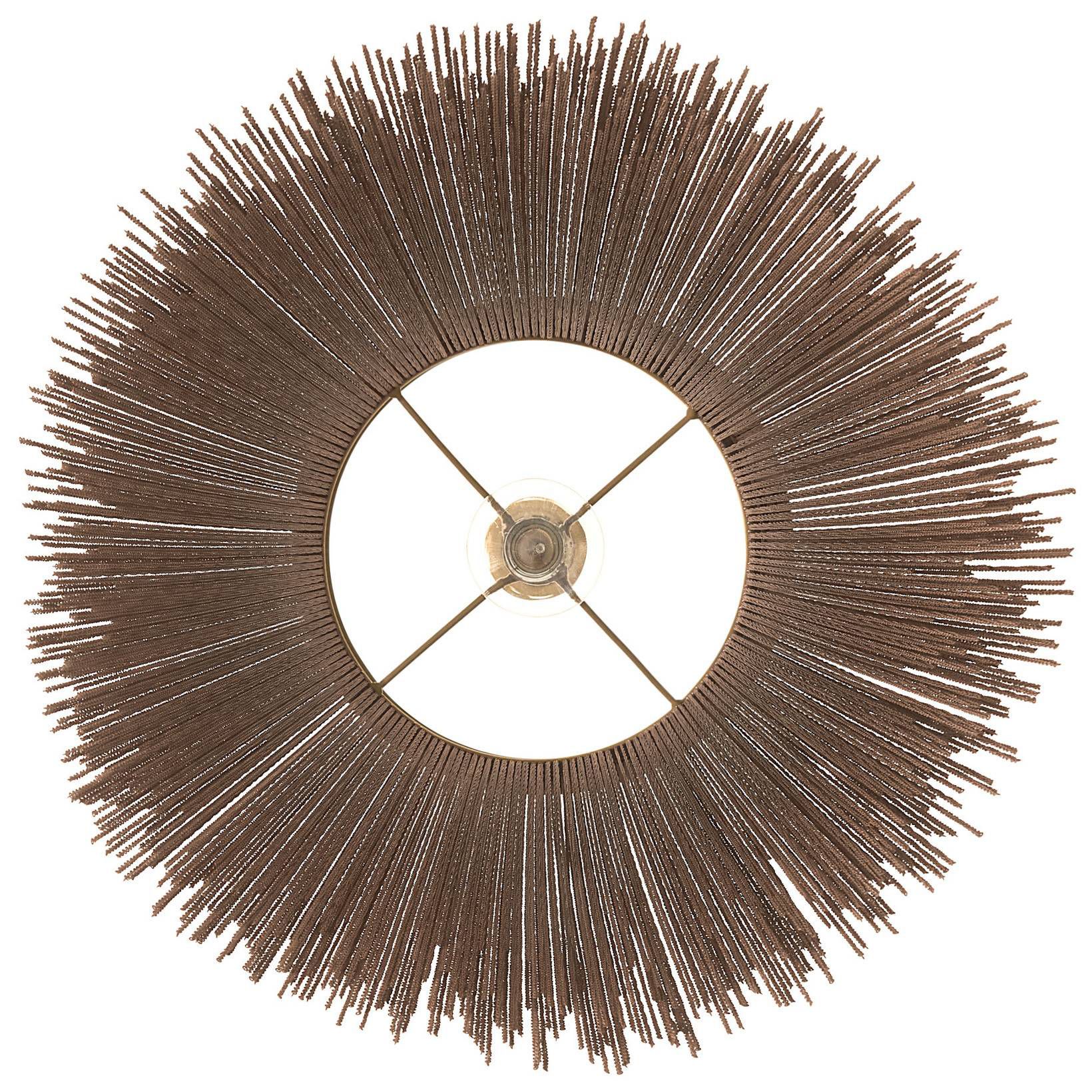 Arteriors Fatima Large Pendant 18" Vintage Brass