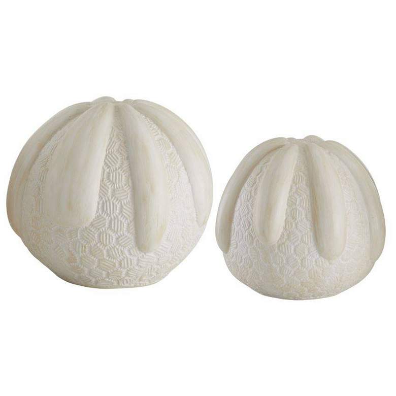 Image 1 Arteriors Faye Sculptures, Set of 2 Whitewash
