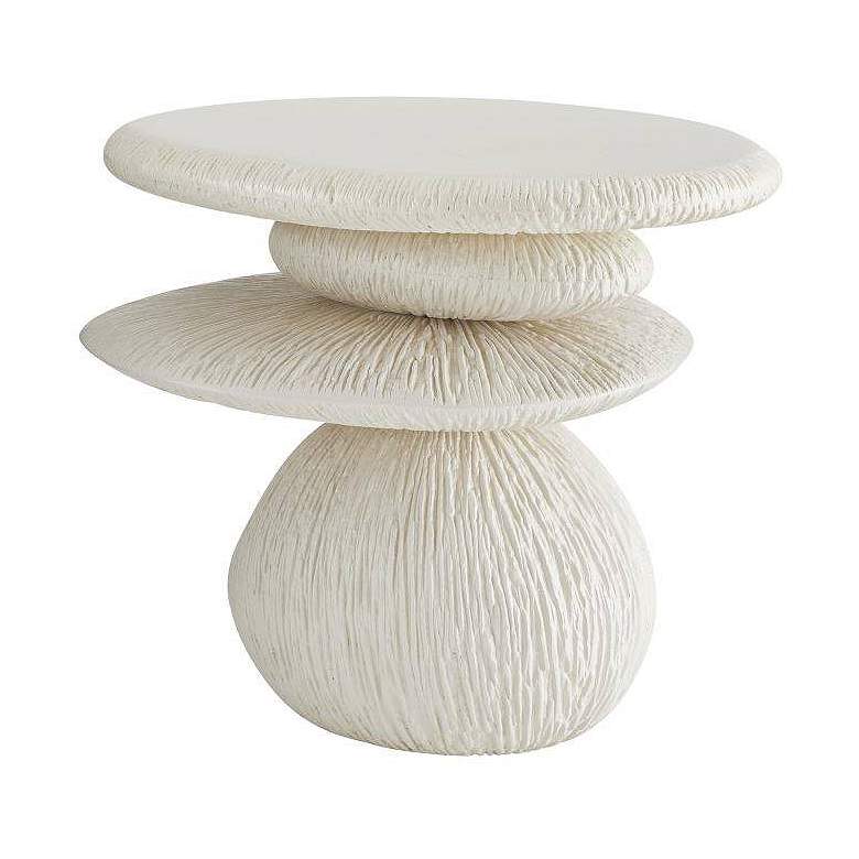 Image 2 Arteriors Felicia Outdoor Accent Table Ivory