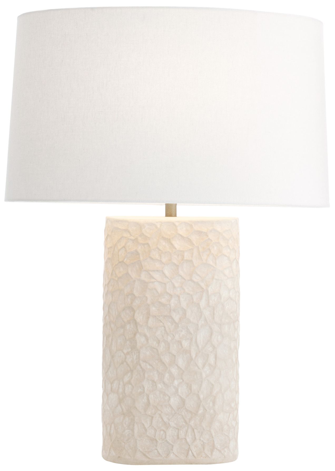 Image 4 Arteriors Felicity Terracotta Lamp Egg Shell more views