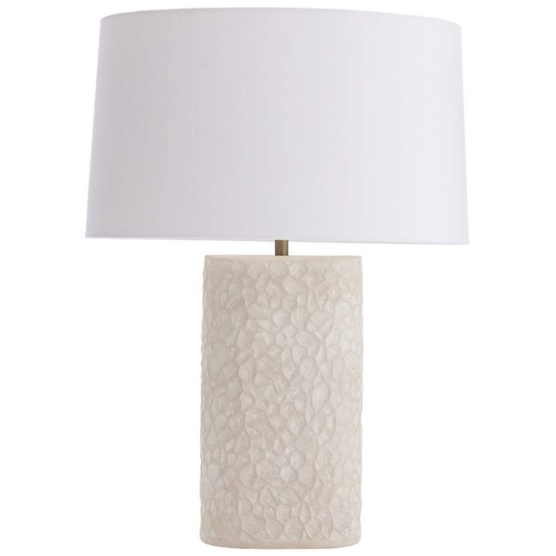Image 5 Arteriors Felicity Terracotta Lamp Egg Shell more views