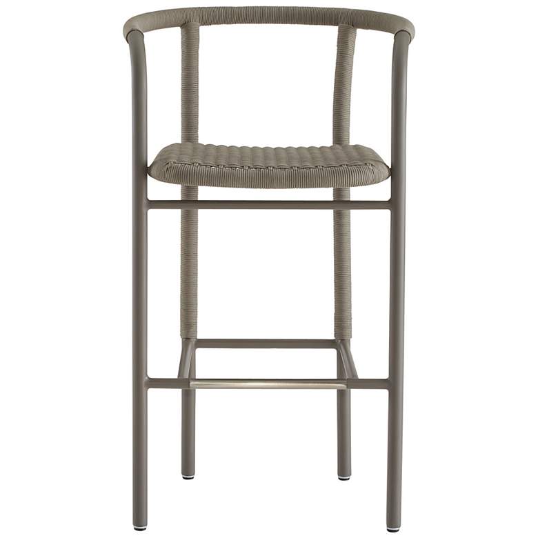 Image 2 Arteriors Feller Outdoor Bar Stool Fossil Synthetic Rope more views