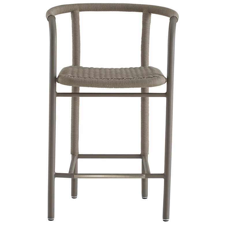 Image 2 Arteriors Feller Outdoor Counter Stool Fossil Synthetic Rope more views