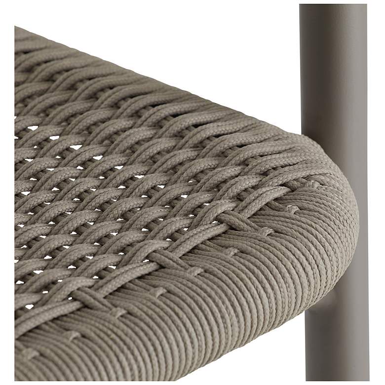 Image 7 Arteriors Feller Outdoor Counter Stool Fossil Synthetic Rope more views