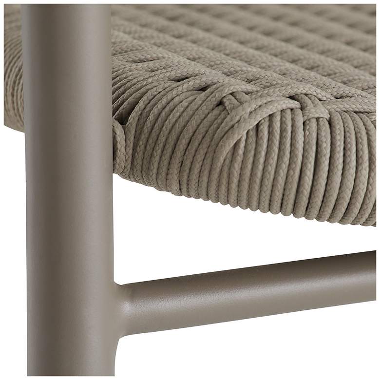 Image 5 Arteriors Feller Outdoor Dining Chair Fossil Synthetic Rope more views