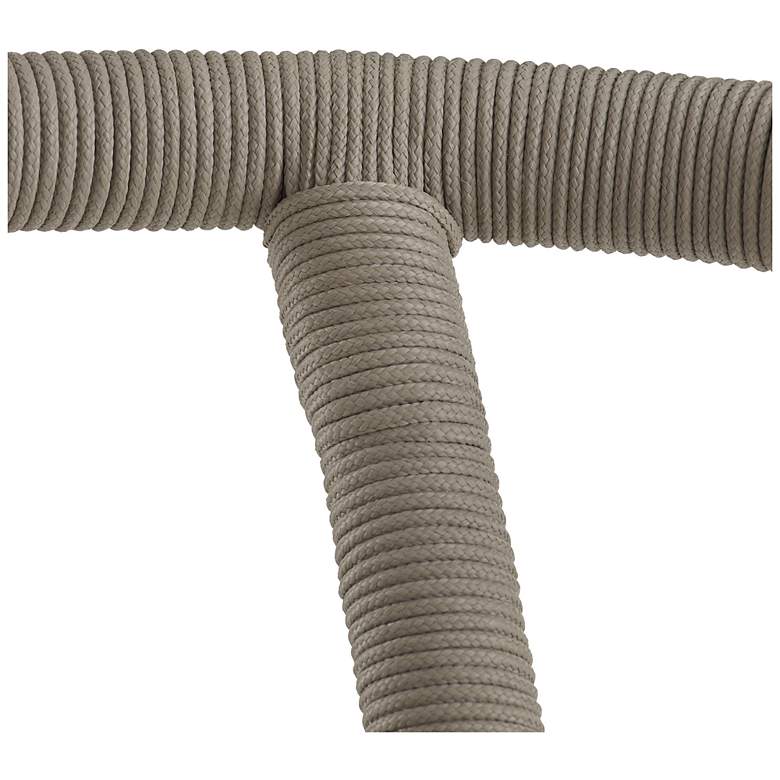 Image 6 Arteriors Feller Outdoor Dining Chair Fossil Synthetic Rope more views