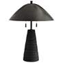 3_Arteriors Fender Lava Stone Lamp Black more views