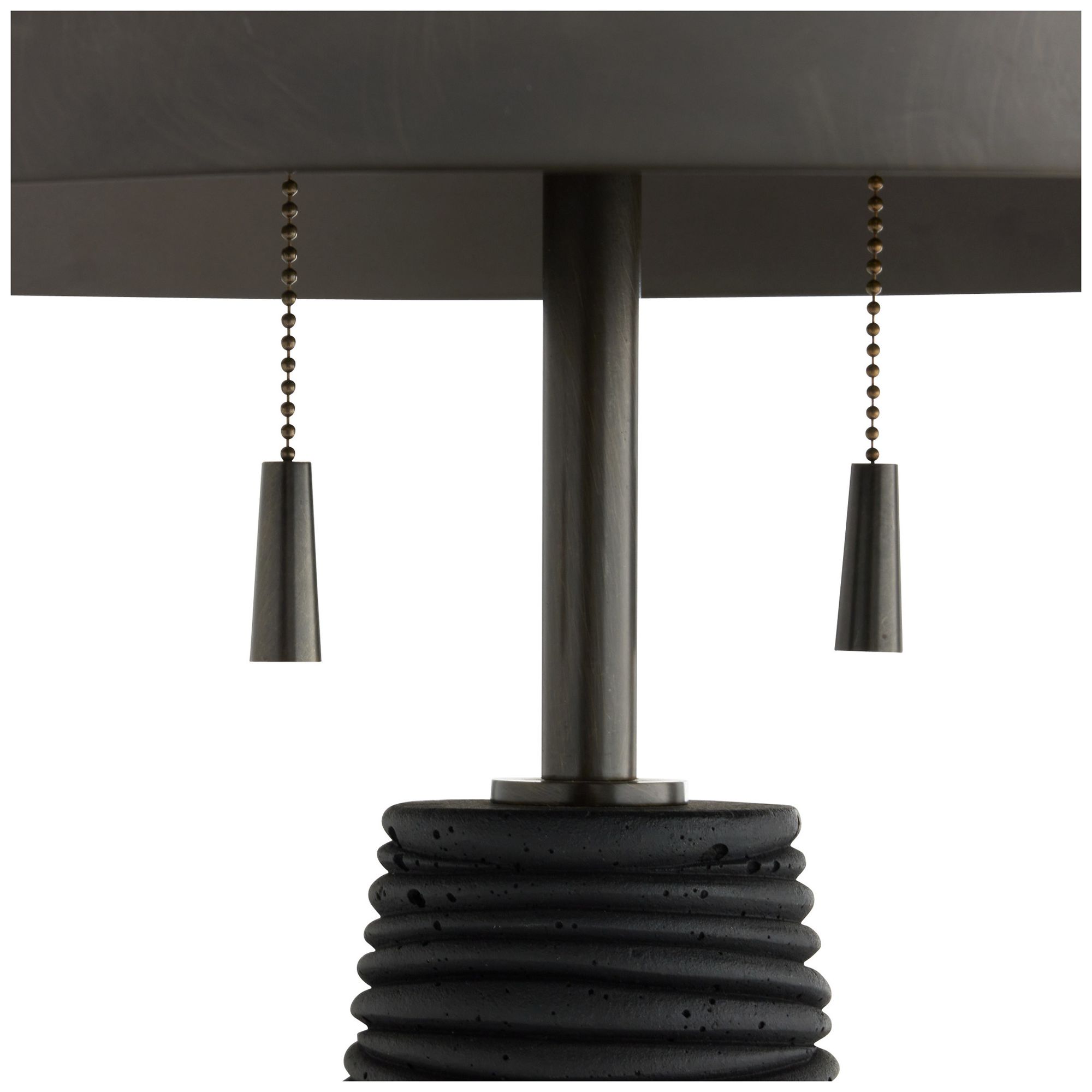 Image 5 Arteriors Fender Lava Stone Lamp Black more views