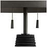 5_Arteriors Fender Lava Stone Lamp Black more views