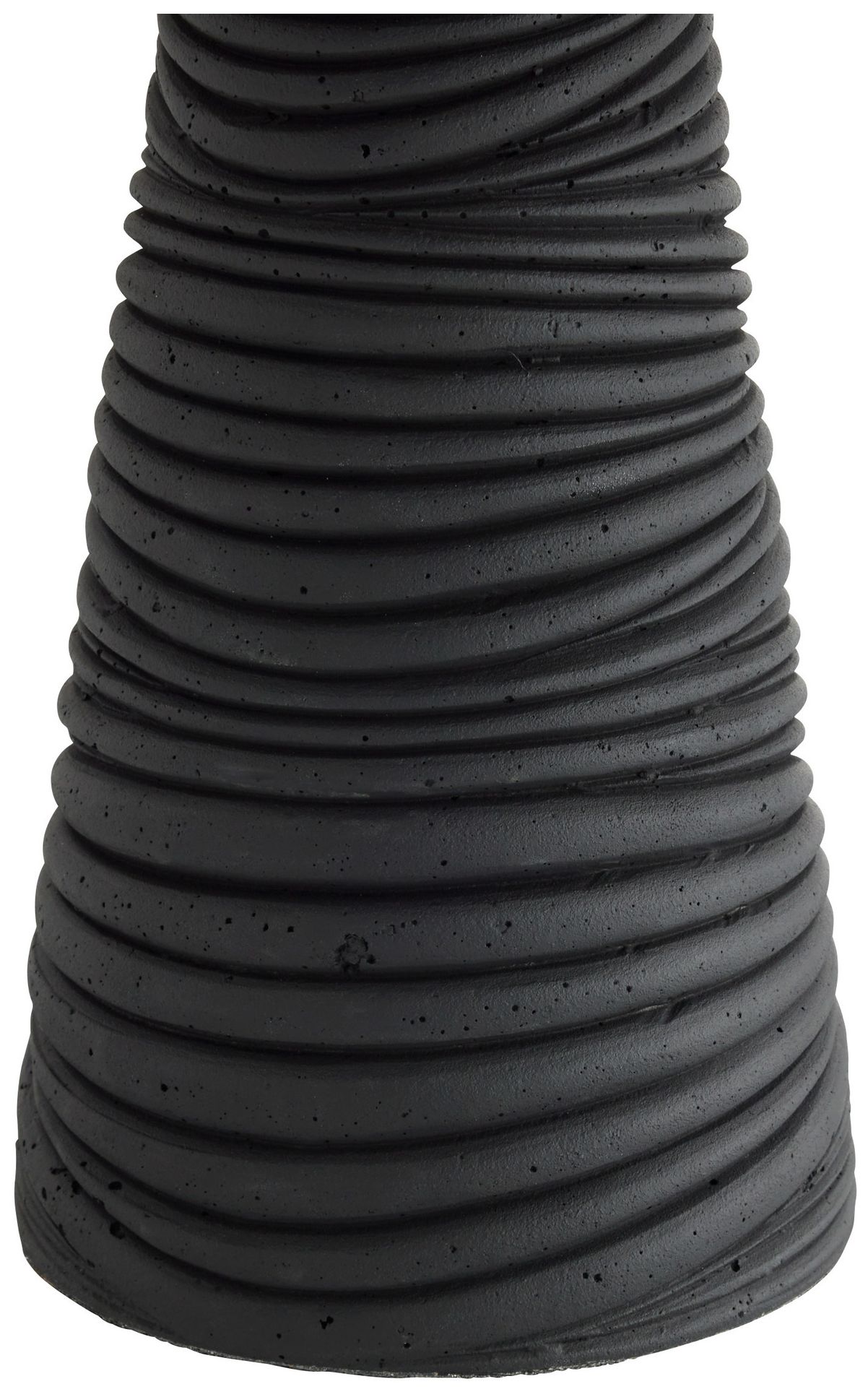 Image 6 Arteriors Fender Lava Stone Lamp Black more views