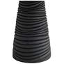 6_Arteriors Fender Lava Stone Lamp Black more views