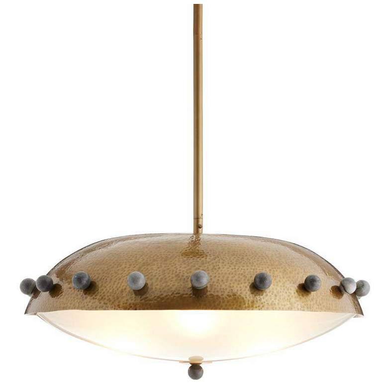 Image 1 Arteriors Fenton Pendant 23.5" Antique Brass