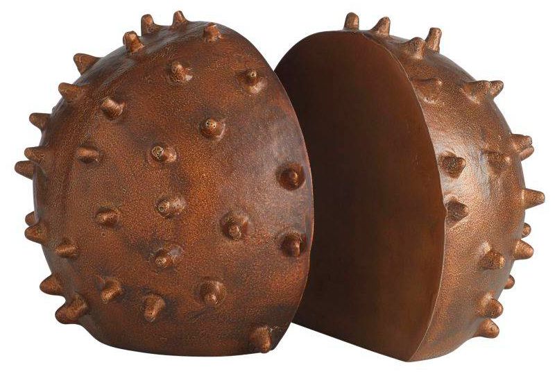 Image 3 Arteriors  Fenwick Bookends Dark Antique Brass more views