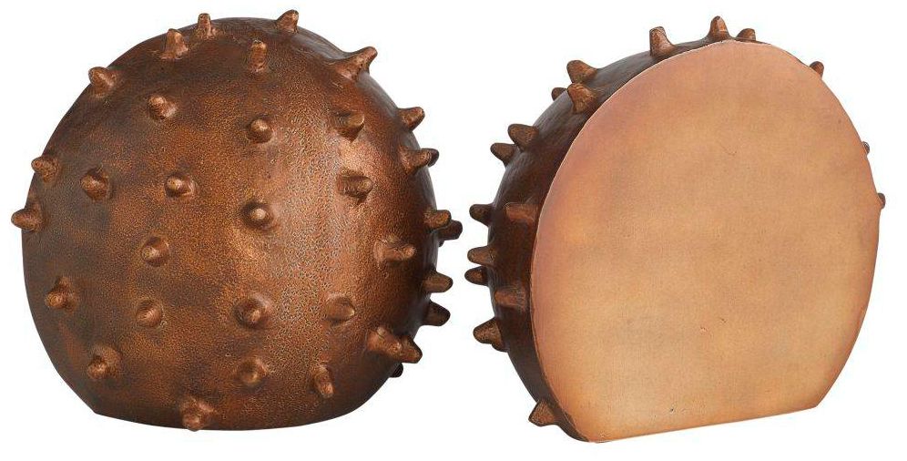 Image 4 Arteriors  Fenwick Bookends Dark Antique Brass more views