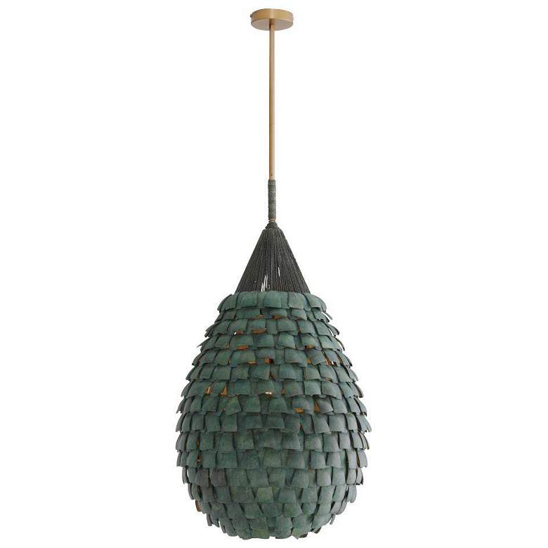 Image 2 Arteriors  Ferndale Pendant 20" Eucalyptus Stain more views