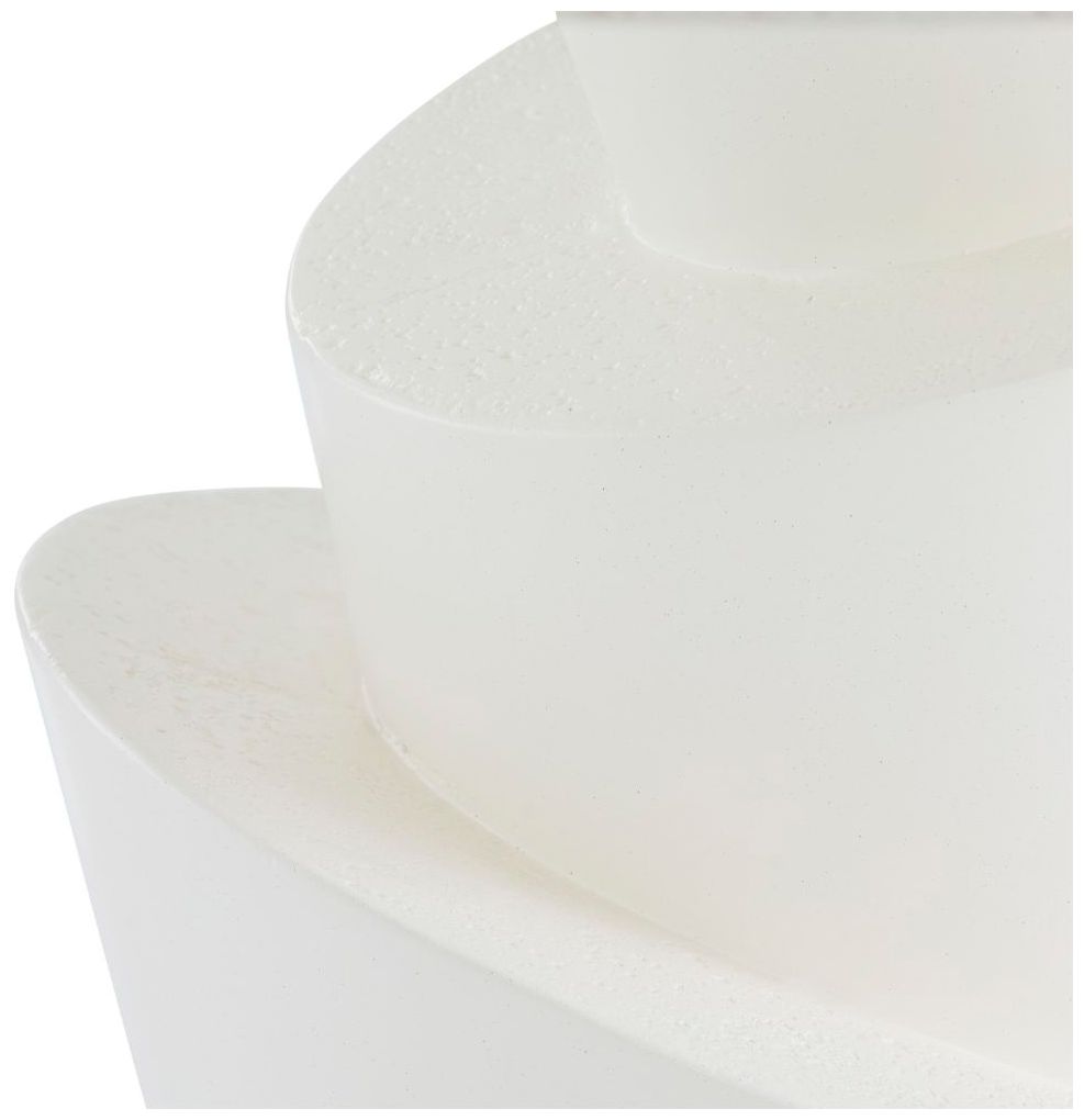 Image 5 Arteriors  Figueroa Outdoor Entry Table Ivory more views