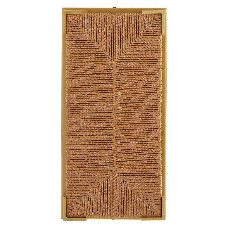 Image 4 Arteriors Finnegan Sconce 16" Natural Antique Brass more views