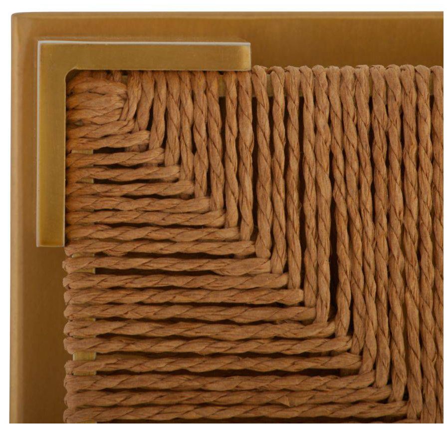 Arteriors  Finnegan Sconce 16" Natural Antique Brass