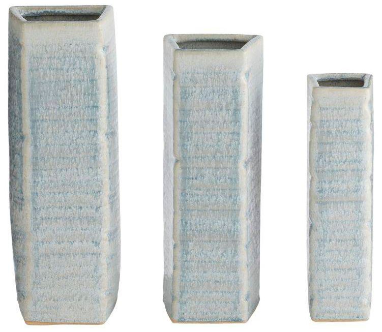 Image 3 Arteriors  Fisher Vases, Set of 3 Icy Morn more views