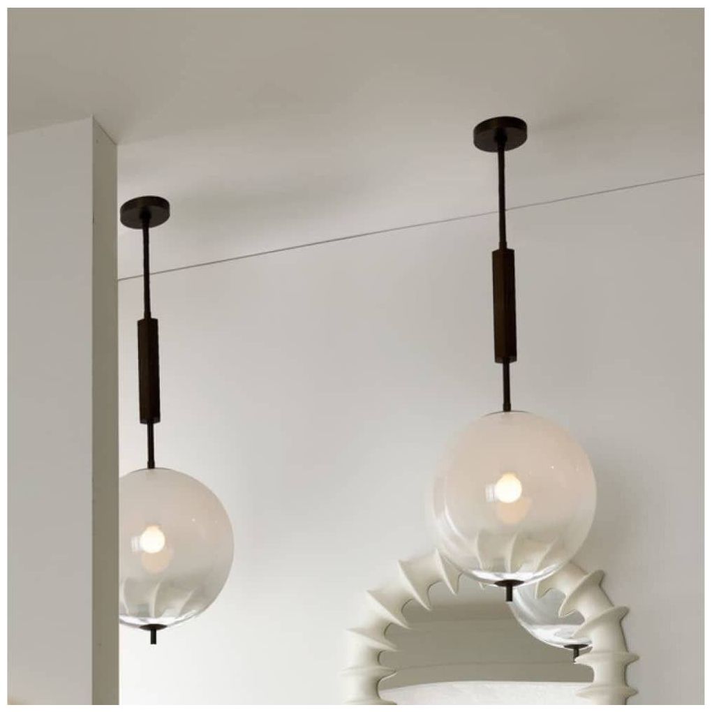 Arteriors  Flagstaff Pendant 15" Frost Ombre