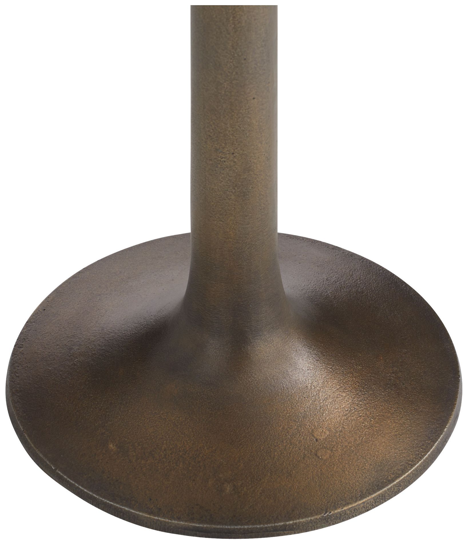 Image 7 Arteriors  Fleetwood  Aluminum Floor Lamp Vintage Brass more views