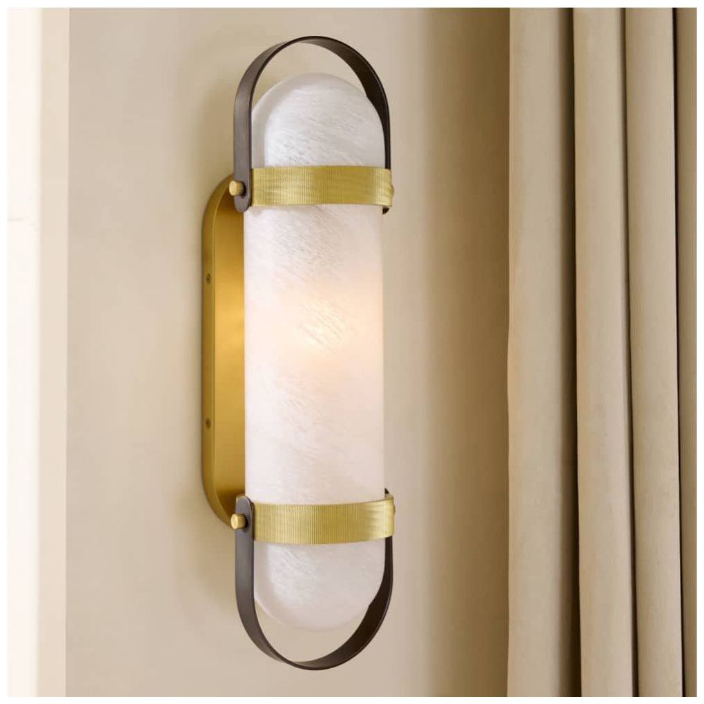 Arteriors  Flemming 20" Sconce Swirl Antique Brass, English Bronze